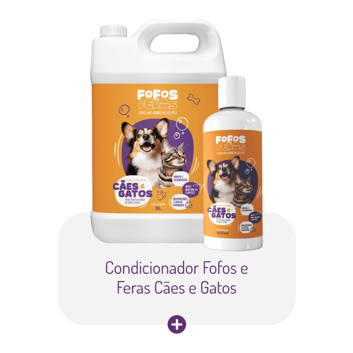 Condicionador Fofos e Feras Cães e Gatos