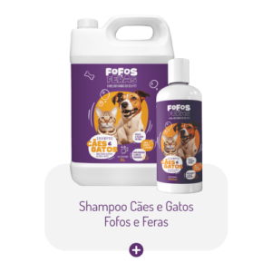Shampoo Caes e Gatos Fofos e Feras