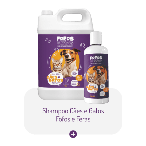 Shampoo Caes e Gatos Fofos e Feras