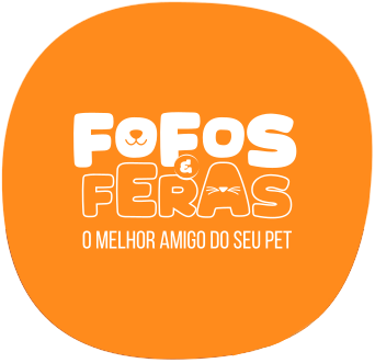 Fofos e Feras logo laranja